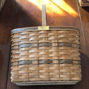 Longaberger JW Collection 1987 Bread and Milk Basket